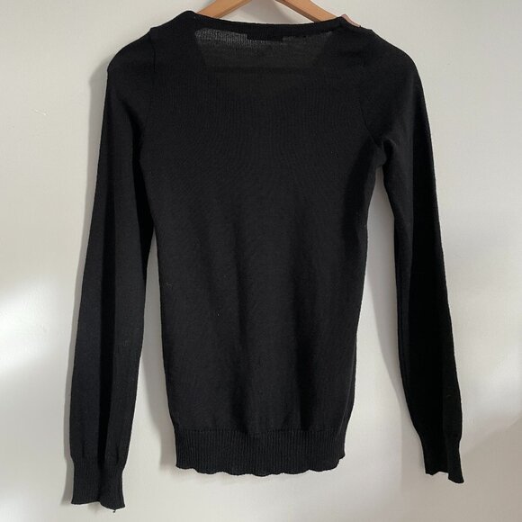 Vintage Neck Drape Detail Knit Sweater - Picture 5 of 7